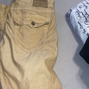 True Religion Stretch Corduroy khaki